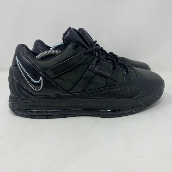 Nike Shoes Vtg Nike 206 Lebron Iii Low Top Black Leather